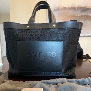 Tom Ford Large T-screw tote(all over print)